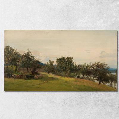 Nosthaug Kvinnherred Amaldus Nielsen ani171 quadro stampa su tela