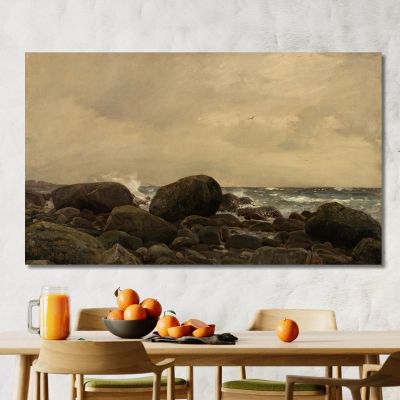 Ambiance Pluvieuse Jaeren Amaldus Nielsen, ani182 tableau impression sur toile