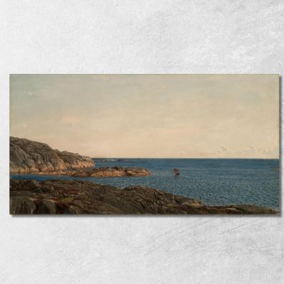Arcipelago Gamle Hellesund Amaldus Nielsen ani192 quadro stampa su tela