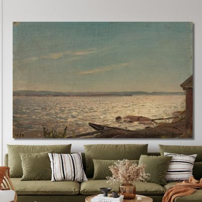 Sonnenschein Auf Den Hvaler-Inseln Amaldus Nielsen, ani205 drucken auf leinwand