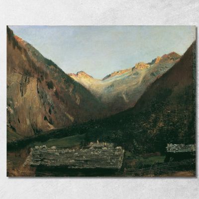Sera Nella Prossau Presso Gastein Anton Romako arm2 quadro stampa su tela