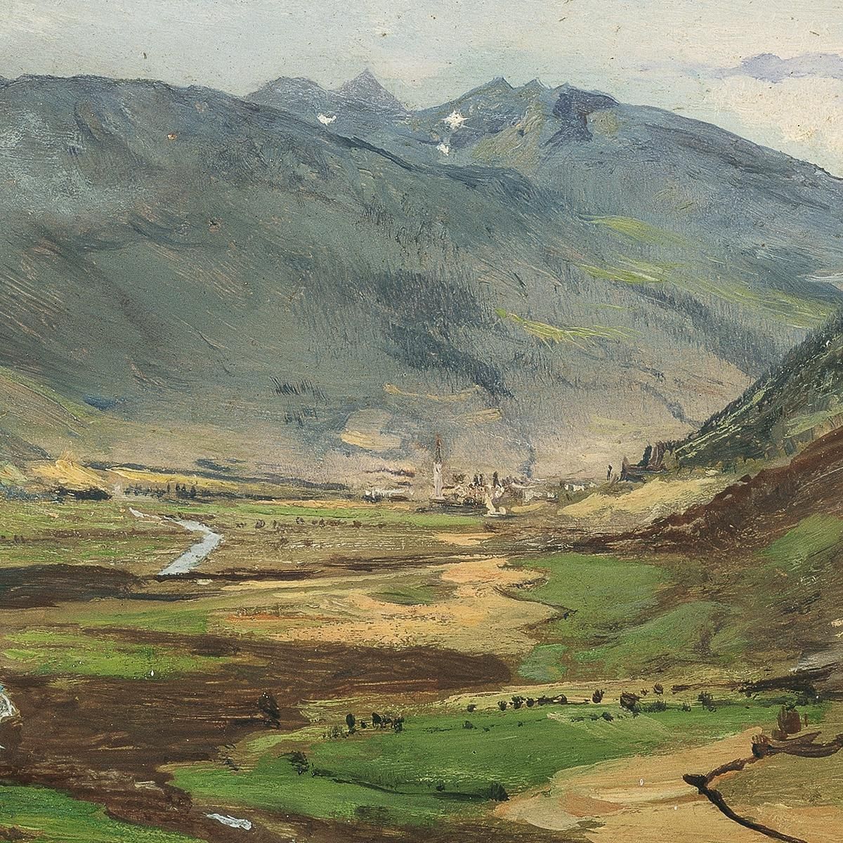 La Valle Di Gastein Ii Anton Romako arm14 quadro stampa su tela