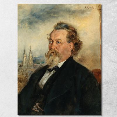 Ritratto Di Wilhelm Bucher Anton Romako arm47 quadro stampa su tela
