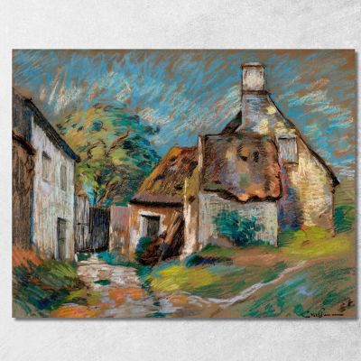Capanne Armand Guillaumin agl8 quadro stampa su tela