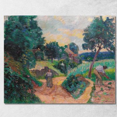 Sentiero Delle Cave A Miregaudon Armand Guillaumin agl10 quadro stampa su tela