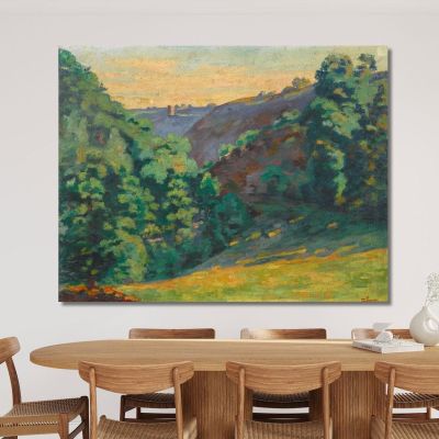 Crozant Die Schlucht Der Sedelle Bei La Folie Armand Guillaumin, agl14 drucken auf leinwand
