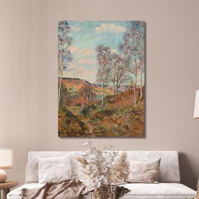 El Camino Hacia El Valle Armand Guillaumin, agl33 cuadro en lienzo