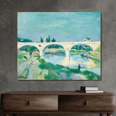 El Puente De Charenton Île-De-France Armand Guillaumin, agl35 cuadro en lienzo