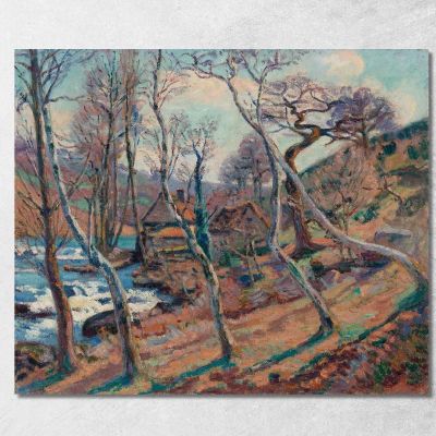 Mulino Bouchardon Armand Guillaumin agl50 quadro stampa su tela
