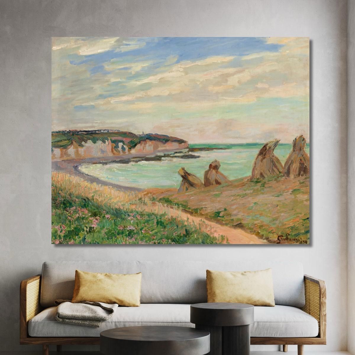 Paesaggio Della Manica Armand Guillaumin agl63 quadro stampa su tela