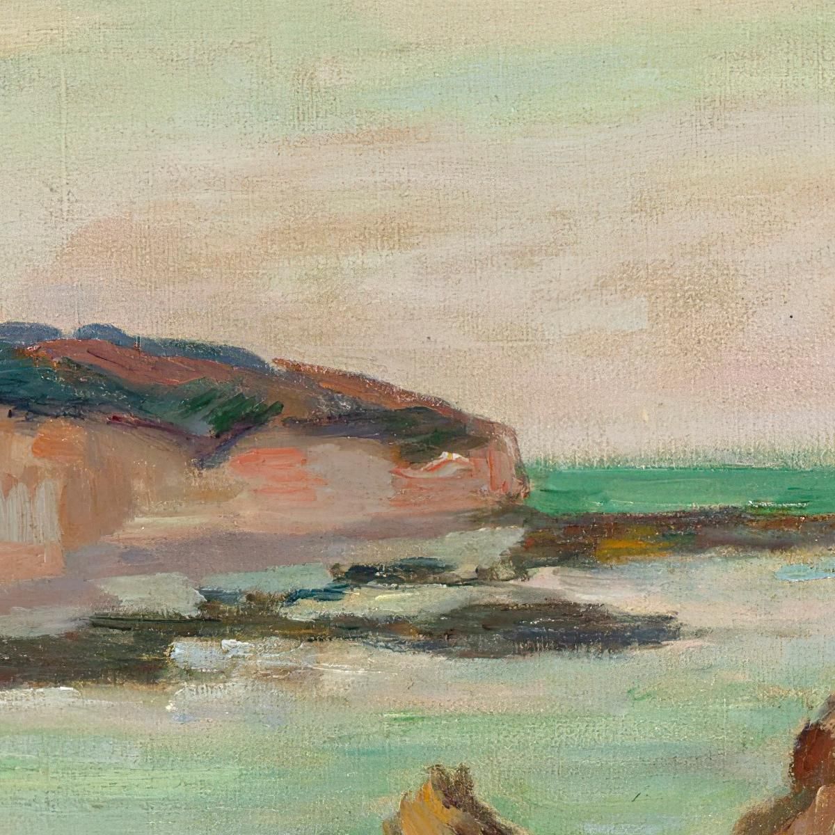 Paesaggio Della Manica Armand Guillaumin agl63 quadro stampa su tela