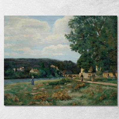Paesaggio Dell'Île-De-France Armand Guillaumin agl64 quadro stampa su tela