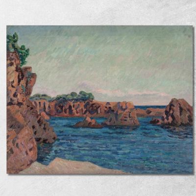 Rocce Ad Agay Armand Guillaumin agl83 quadro stampa su tela