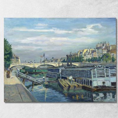 Il Ponte Di Luigi Filippo Armand Guillaumin agl91 quadro stampa su tela