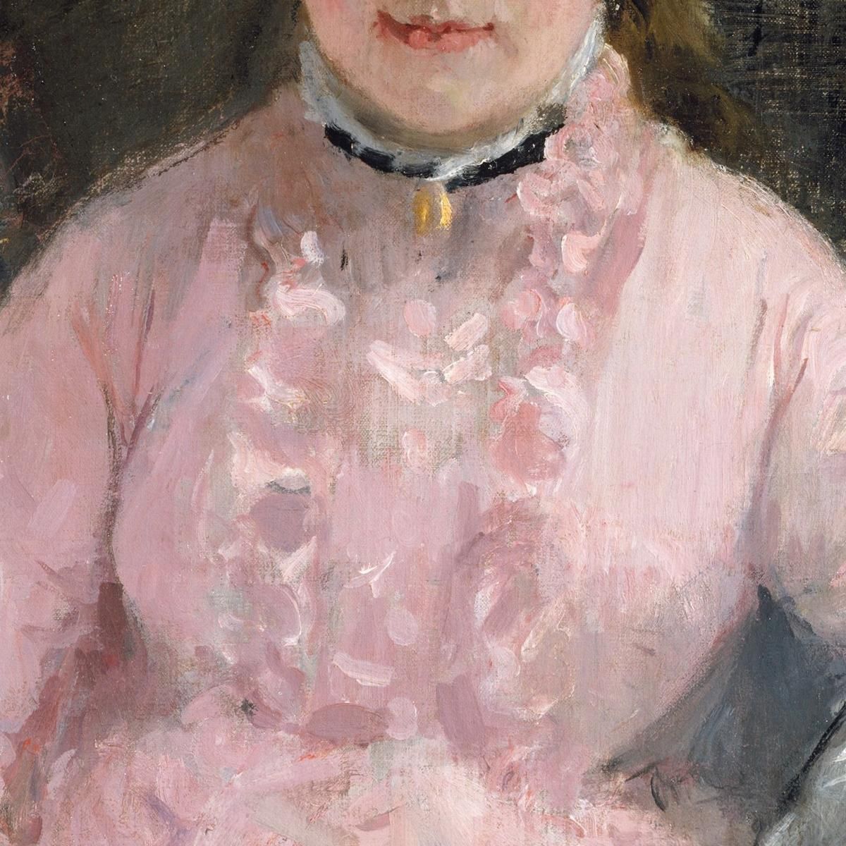 the pink dress by berthe morisot Amazon.com: Art Oyster Berthe Morisot The Pink Dress (also known as poop)