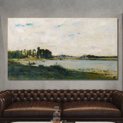 Conflans Charles François Daubigny, cfd19 drucken auf leinwand