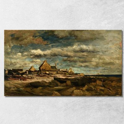 Ingresso Di Kerity Charles François Daubigny cfd24 quadro stampa su tela