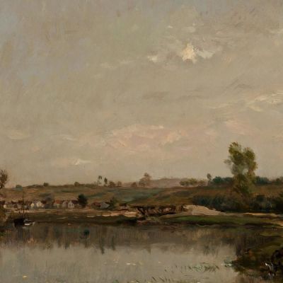 Le Sabbioni Presso Valmondois Charles François Daubigny cfd52 quadro stampa su tela Le Sabbioni Presso Valmondois Charles François Daubigny cfd52 quadro stampa su tela