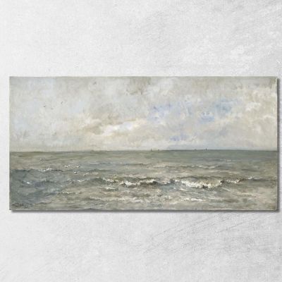Marina Charles François Daubigny cfd72 quadro stampa su tela
