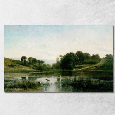 Gli Stagni Di Gylieu Charles François Daubigny cfd85 quadro stampa su tela