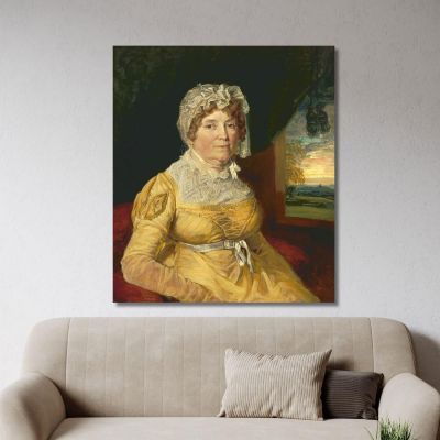 Una Donna Sconosciuta James Ward, jwr8 quadro stampa su tela