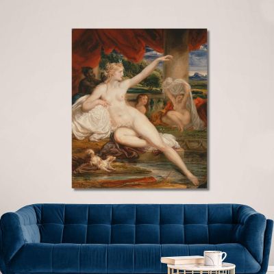 Diana At The Bath James Ward, jwr13 canvas print