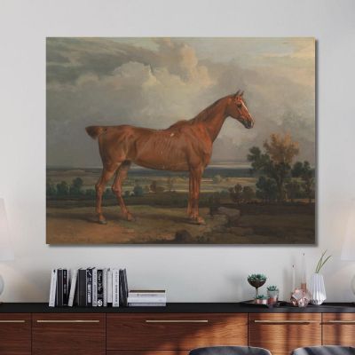 Jäger In Einer Landschaft James Ward, jwr20 drucken auf leinwand