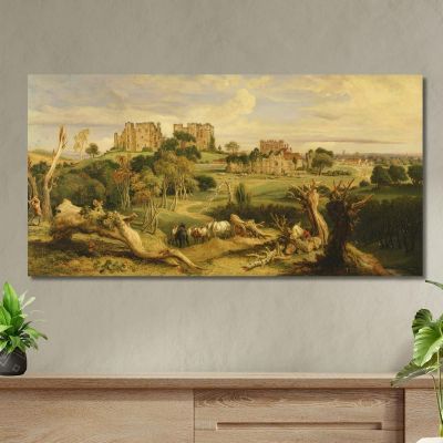 Château De Kenilworth, Warwickshire James Ward, jwr21 tableau impression sur toile