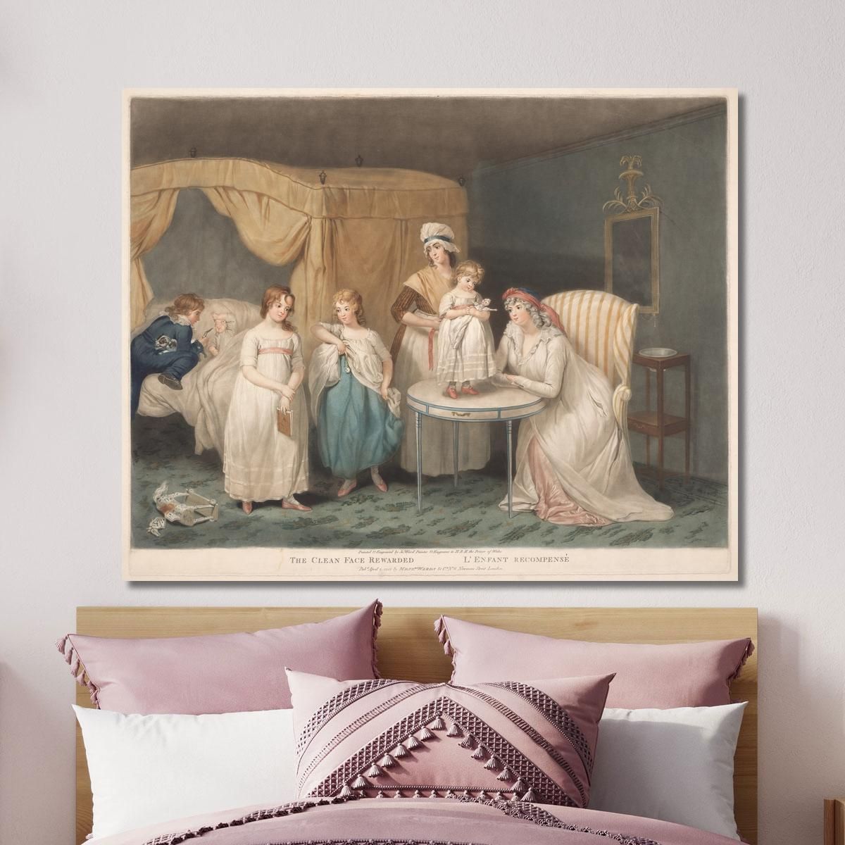 Il Volto Pulito Ricompensato James Ward jwr35 quadro stampa su tela
