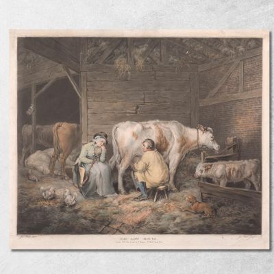 La Casa Delle Mucche James Ward jwr36 quadro stampa su tela