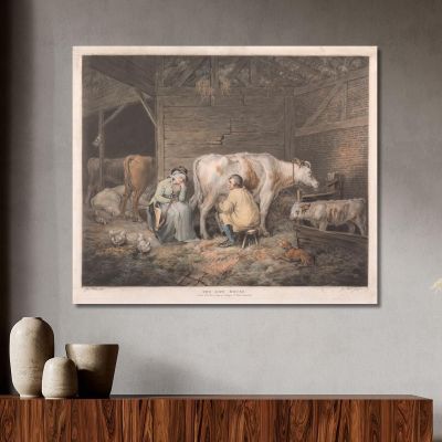 La Vacherie James Ward, jwr36 tableau impression sur toile