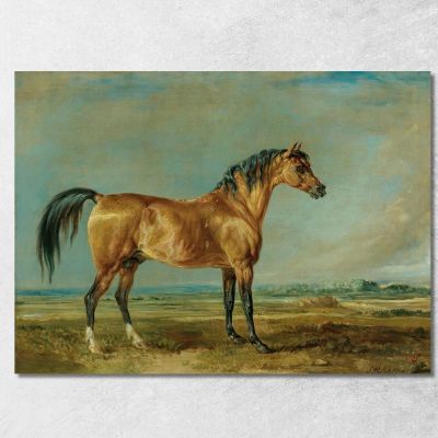 Lo Stallone Arabo Del Marchese Di Londonderry In Un Paesaggio James Ward jwr40 quadro stampa su tela