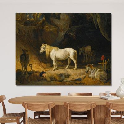 La Sablière James Ward, jwr45 tableau impression sur toile