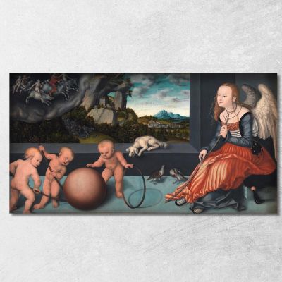 Malinconia Lucas Cranach the Elder lce39 quadro stampa su tela