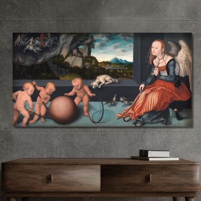 Melancholy Lucas Cranach the Elder, lce39 canvas print