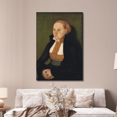 Portrait Of A Lady Lucas Cranach the Elder, lce41 canvas print