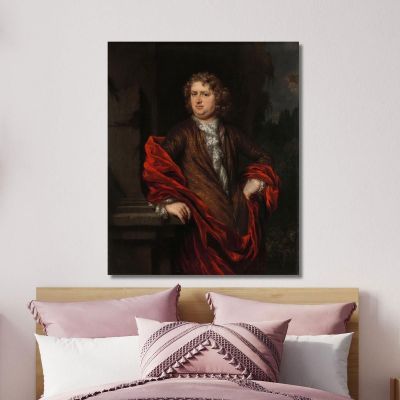 Portrait Of Pieter Groenendijk Nicolaes Maes, nma31 canvas print