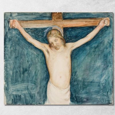 Crocifissione Pekka Halonen phl3 quadro stampa su tela