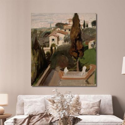 Fiesole, Florence Pekka Halonen, phl5 canvas print