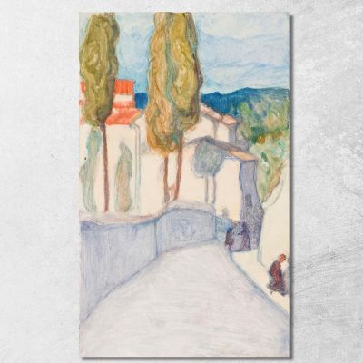 Firenze Viale Dei Colli Pekka Halonen phl6 quadro stampa su tela