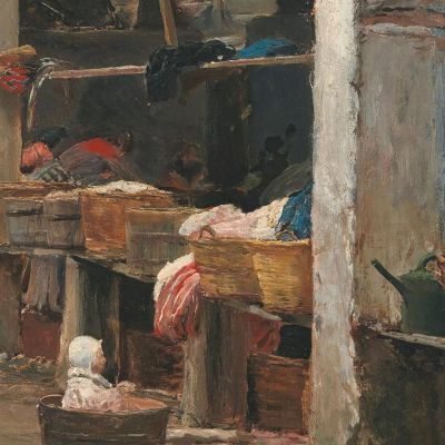 Lavatoi Della Barceloneta Santiago Rusiñol srs24 quadro stampa su tela Lavatoi Della Barceloneta Santiago Rusiñol srs24 quadro stampa su tela