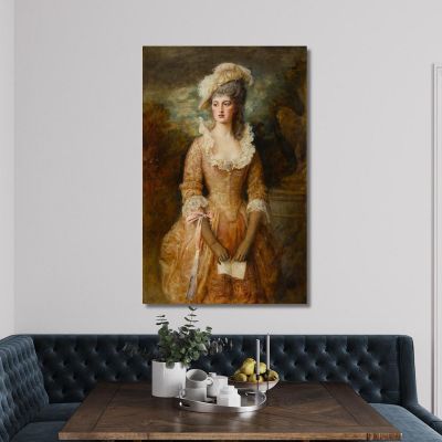 Clarissa Sir John Everett Millais, jem6 drucken auf leinwand