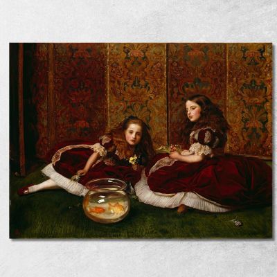 Ore Di Svago Sir John Everett Millais jem15 quadro stampa su tela