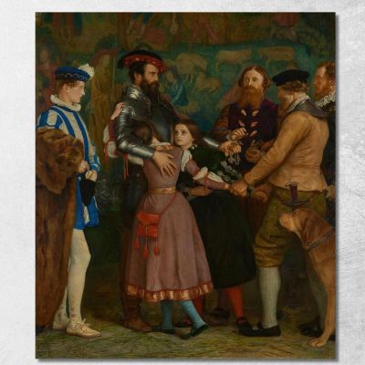 Il Riscatto Sir John Everett Millais jem55 quadro stampa su tela