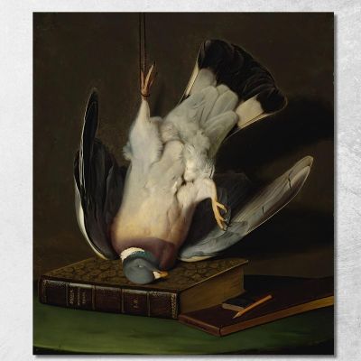 Un Piccione Selvatico Morto Ferdinand von Wright fvw1 quadro stampa su tela
