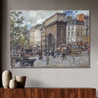 La Porte Saint-Martin Frédéric Houbron, fhb13 tableau impression sur toile