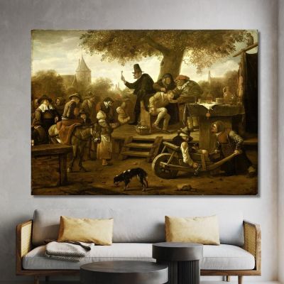 El Charlatán Jan Steen, jsn75 cuadro en lienzo