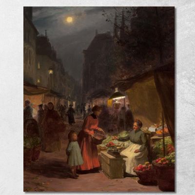 La Fruttivendola Victor Gabriel Gilbert vgg37 quadro stampa su tela