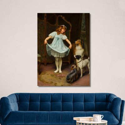 Il Vestito Nuovo Arthur John Elsley, aje15 quadro stampa su tela
