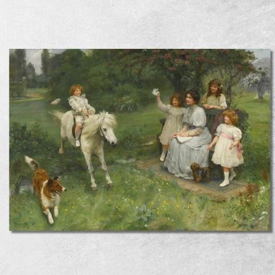 Ben Fatto! Arthur John Elsley aje17 quadro stampa su tela